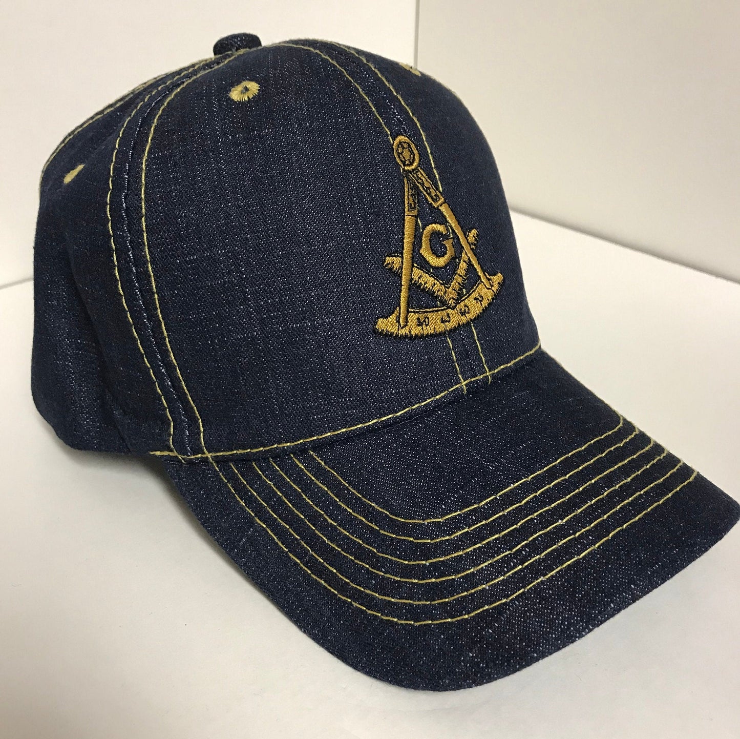Past Master Mason Denim Cap
