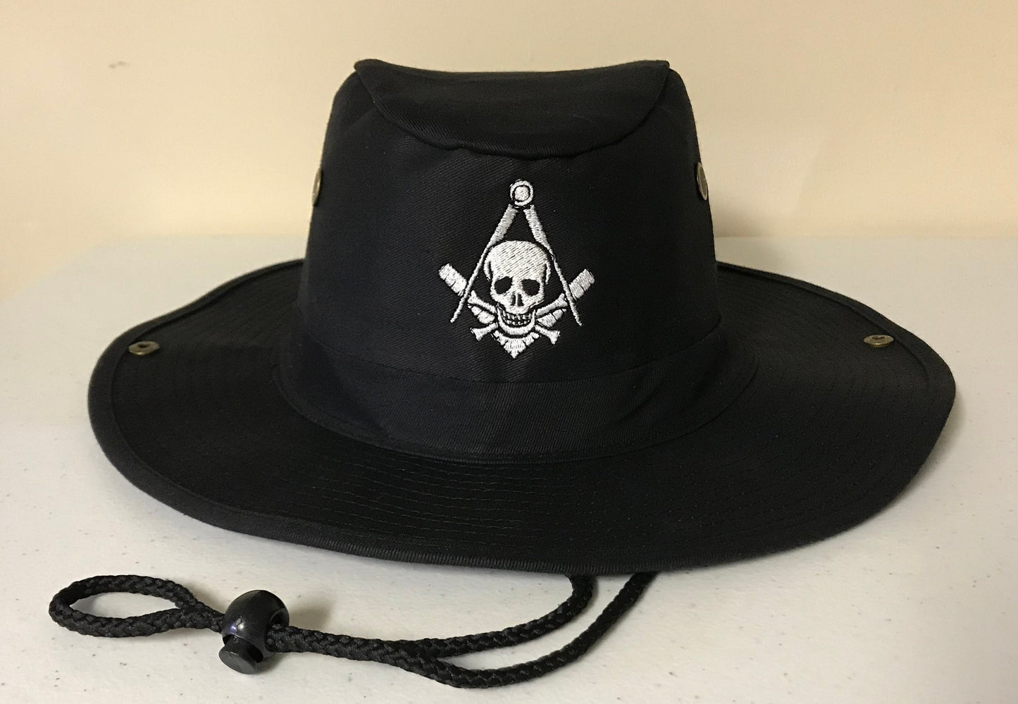 Masonic Skull and Bones Boonie Hat