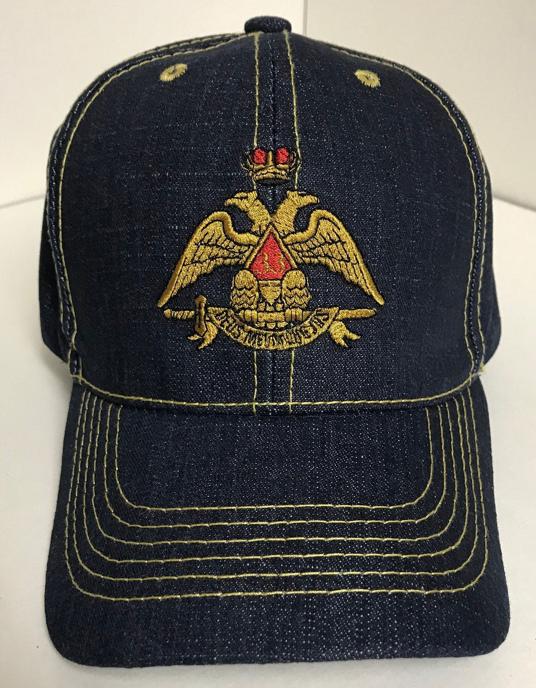 33rd Degree Mason Denim Cap