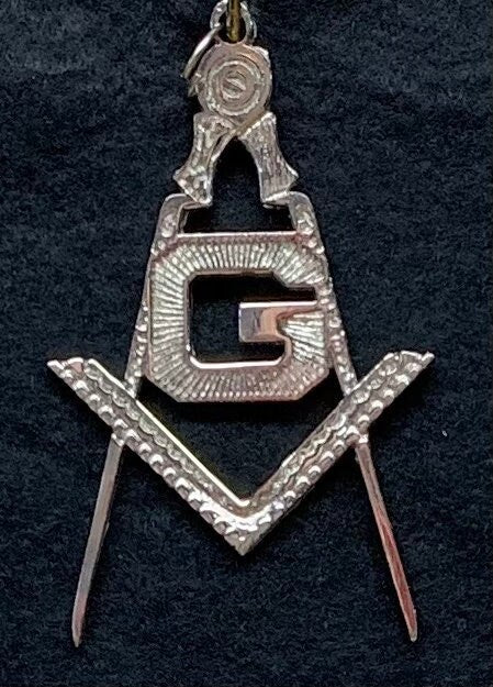 Masonic Compass and Square Jewel