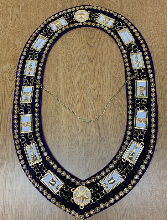 OES Chain Collar with rhinestones